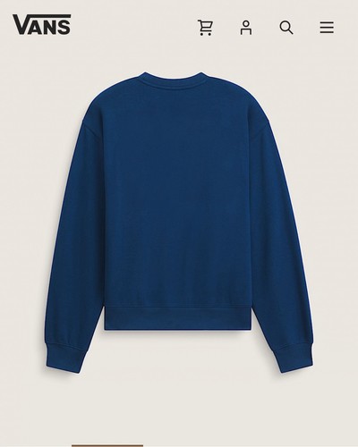 VANS Stretch Logo Crew Sweatshirt Mens - Midweight Fleece, Large - photo 4