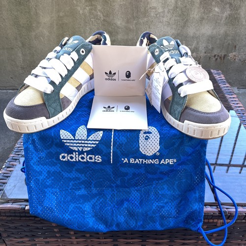 BAPE x adidas Lawsuit N 1st Camo Sand Brown Green (Men's 10) - photo 2