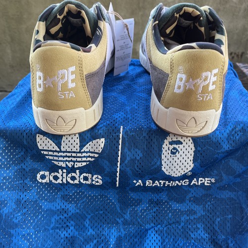 BAPE x adidas Lawsuit N 1st Camo Sand Brown Green (Men's 10) - photo 4