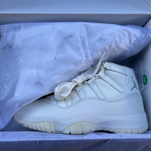 Air Jordan 11 Retro Sail Pearl Grey - White Size 8.5 Women's
