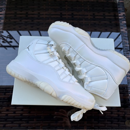 Air Jordan 11 Retro Sail Pearl Grey - White Size 8.5 Women's - photo 3