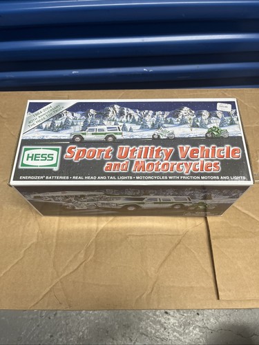 2004 Hess Toy Truck SUV and Motorcycles - Brand New