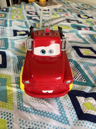 Disney Pixar Cars Rescue Squad Mater Fire Truck Toy - photo 2