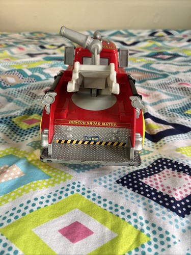 Disney Pixar Cars Rescue Squad Mater Fire Truck Toy - photo 4