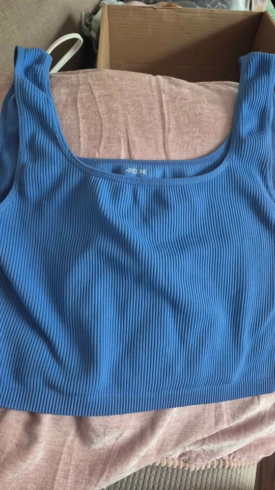 Ardene Ribbed Tank Top Bundle Green L and Blue L/XL - photo 3