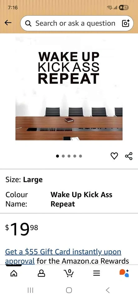 Motivational Wall Decals - Boss Up, I Can & I Will, Wake Up