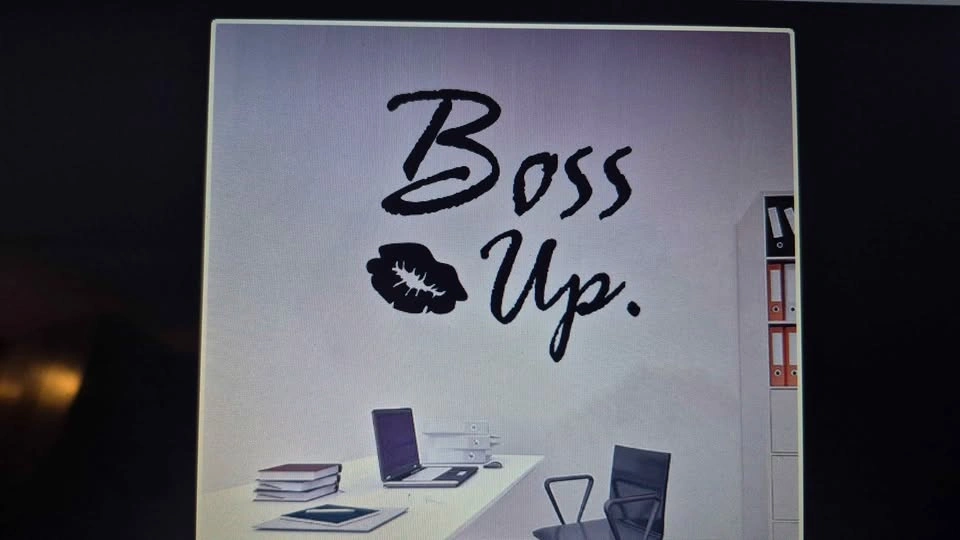 Motivational Wall Decals - Boss Up, I Can & I Will, Wake Up - photo 3