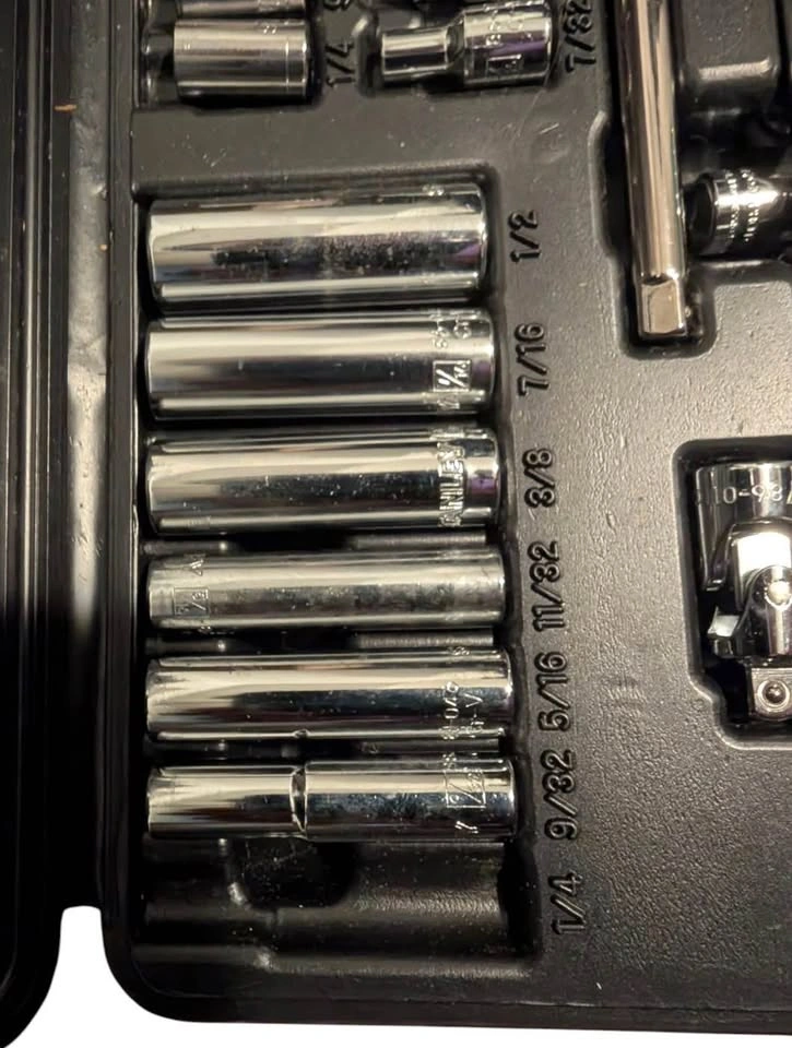 Complete socket wrench set Metric and English - photo 3