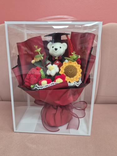 Graduation Bouquet In Red - photo 2