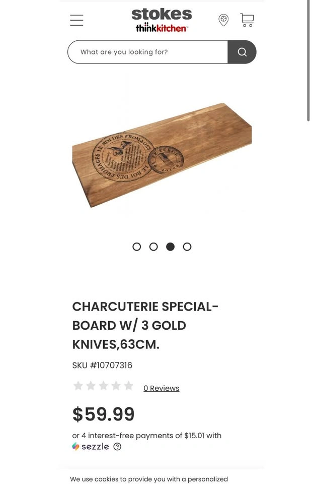 Acacia Wood Charcuterie Board and Cheese Knifes New - photo 2