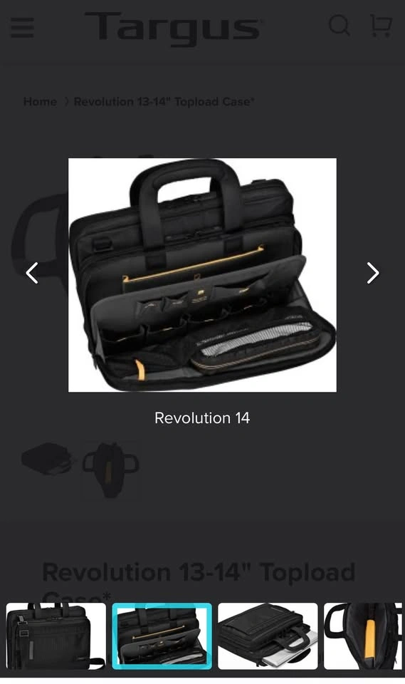 Targus 14” Laptop Bag New Condition - photo 2