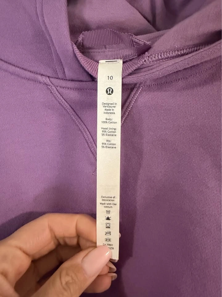 Lululemon cropped hoodie size 10 - photo 2