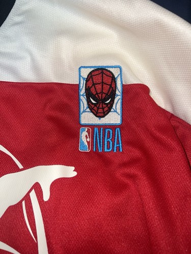 NYC Marvel NBA Spider-Man Hockey Jersey - Men's Medium - photo 4