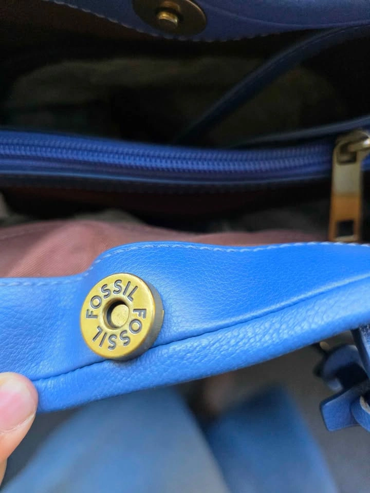 Fossil bag baby blue - photo 3
