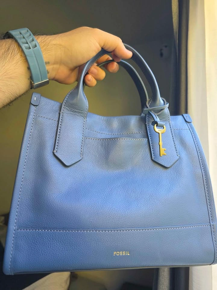 Fossil bag baby blue - photo 4