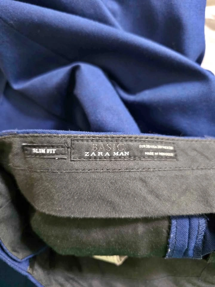 Zara suit for men blue