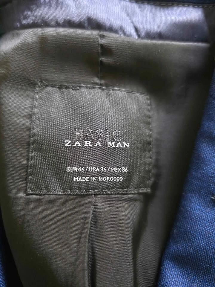 Zara suit for men blue - photo 4
