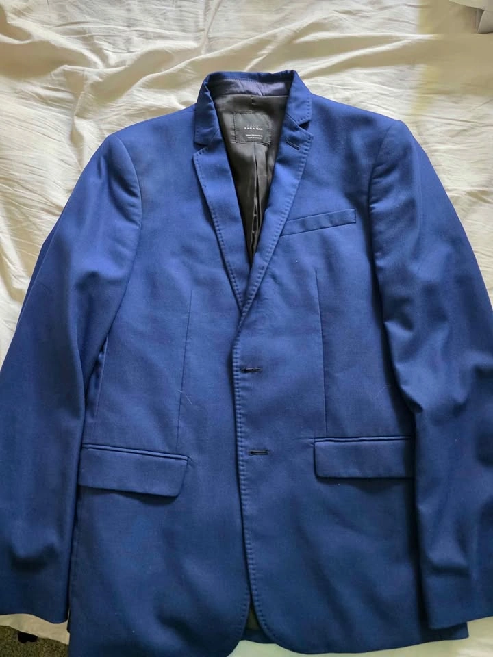 Zara suit for men blue - photo 5