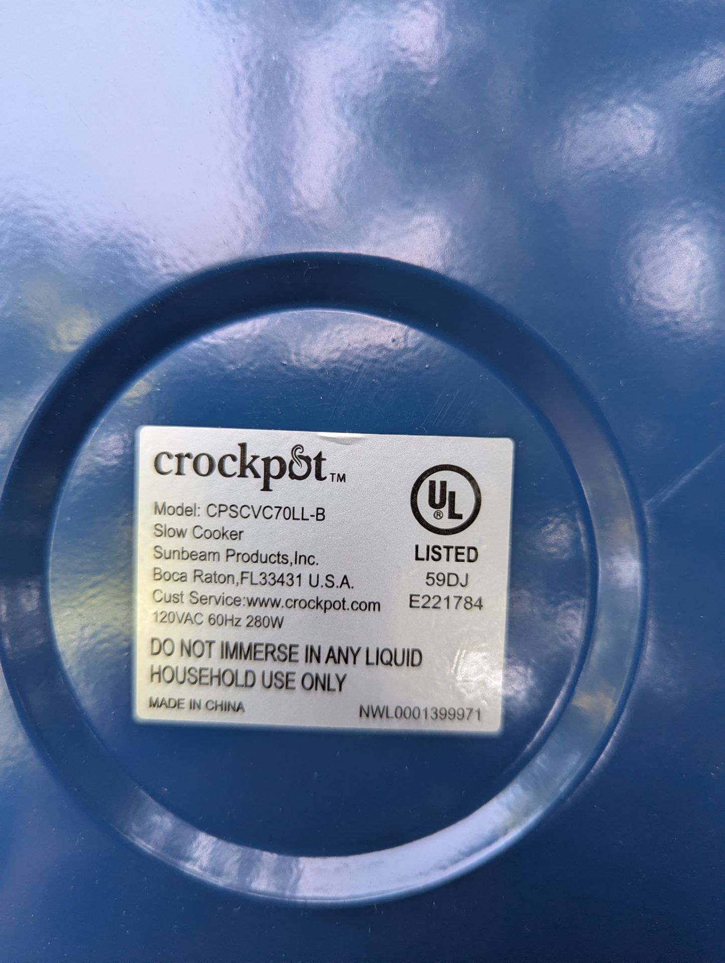 Crockpot slow cooker - photo 3