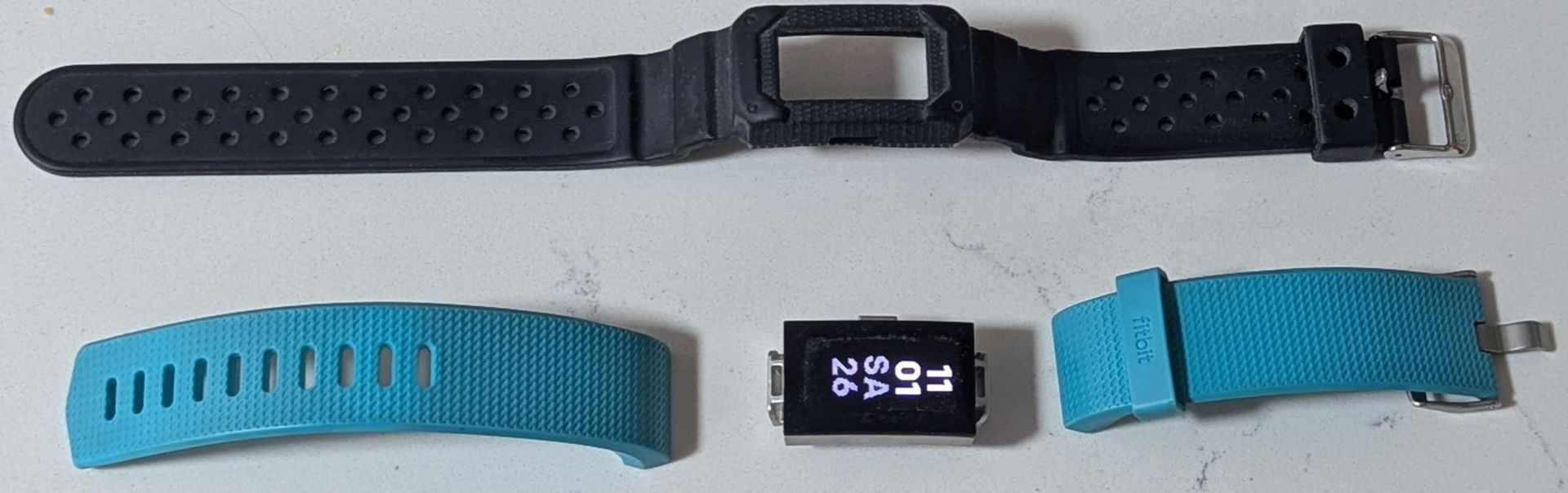Fitbit Charge 2 Fitness Tracker. 2 Bands & Charger.