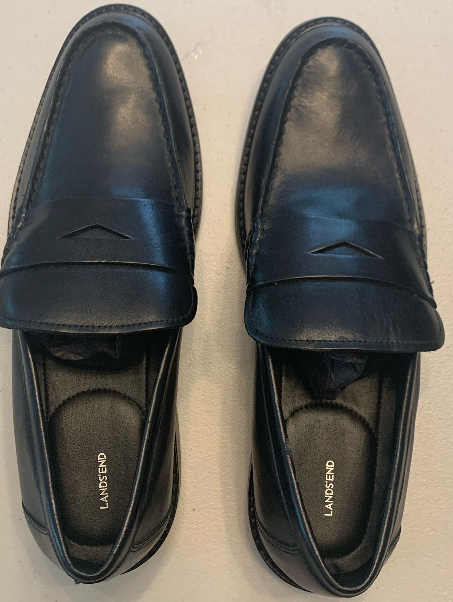 Lands'end Men’s Shoe Leather Size 11 1/2 New