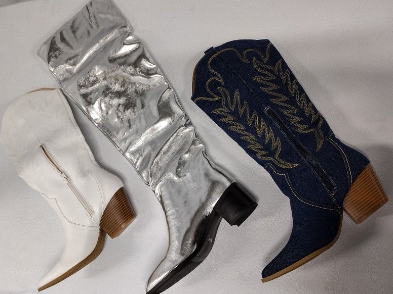 Boots And Shoes Size 8.5 New