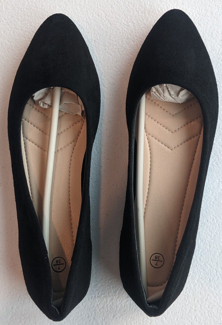 Girls Women's Flats Shoes Size 7 - Two Pairs