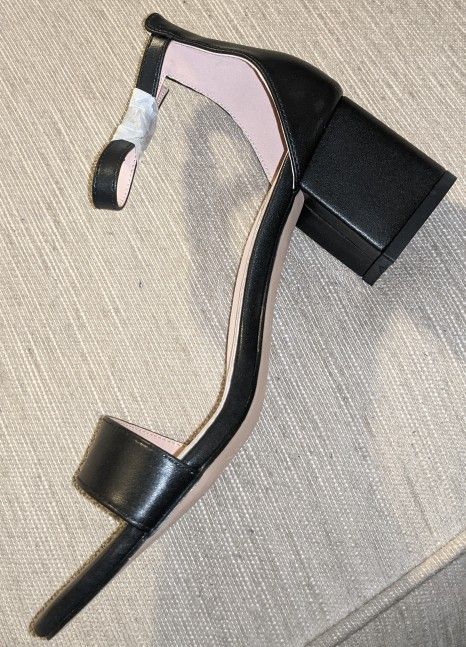 Women's Shoes Black Matte High Heels Size 7 New