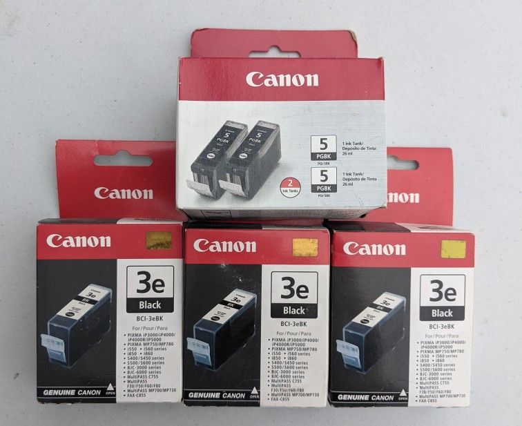 Genuine Cannon Black Ink