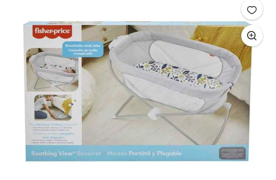Fisher price baby bassinet (with 4 bed covers) - photo 4