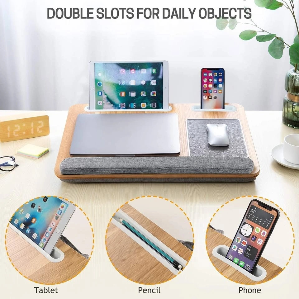 Laptop Lap Desk w/Mouse Pad & Cellphone Slot - photo 5