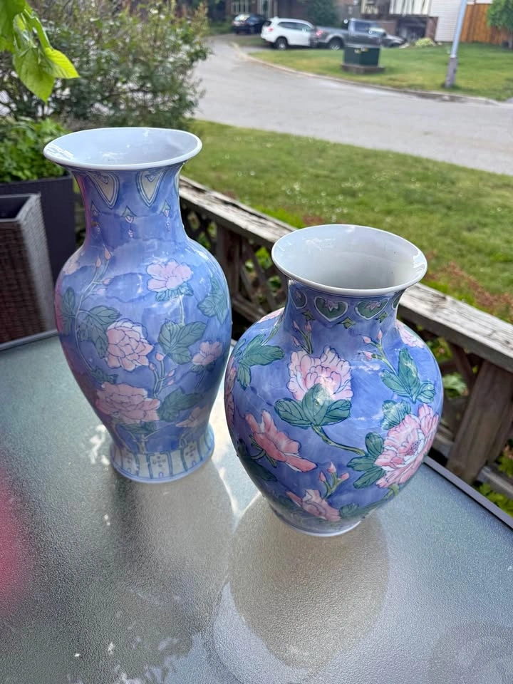Set of Porcelain Vases