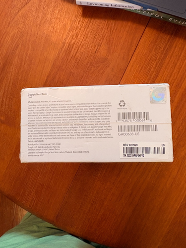 Google Nest Mini (2nd Generation) Smart Speaker - photo 5