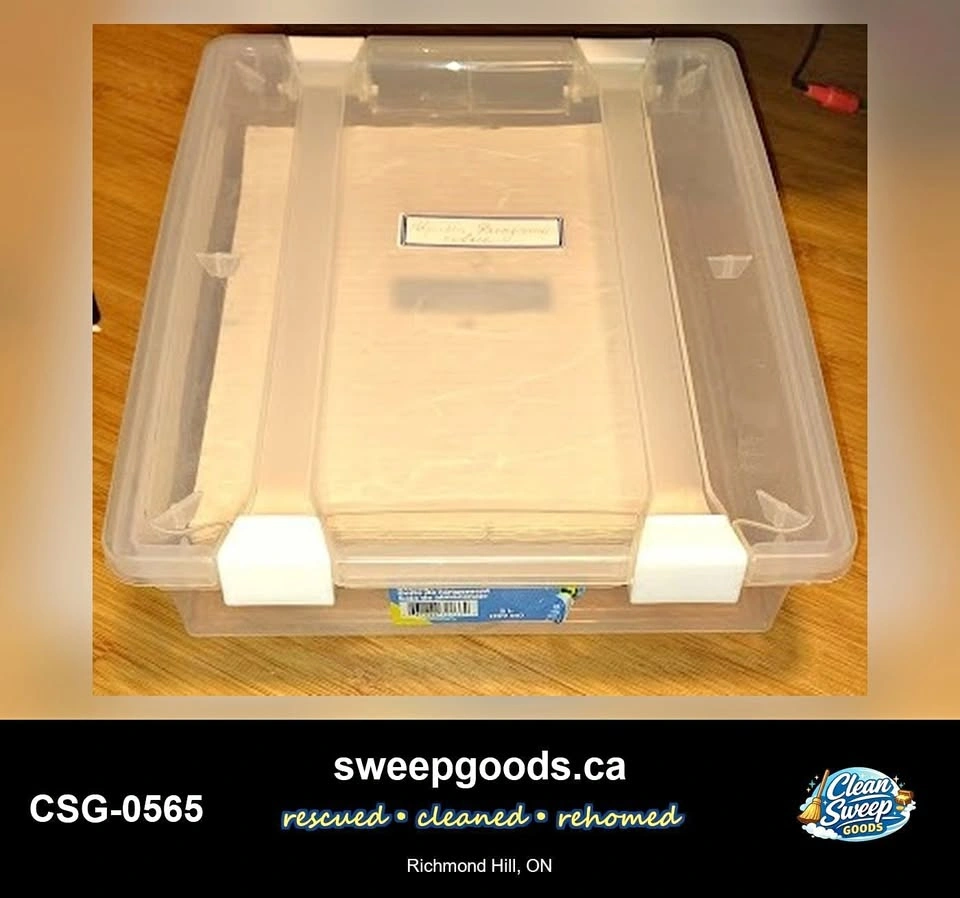 5L Clear Storage Box with Latching Lid