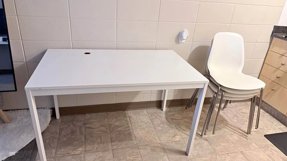 Table and chairs
