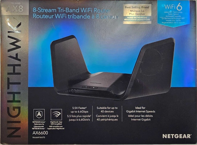 Netgear Nighthawk AX6600 WiFi 6 Router