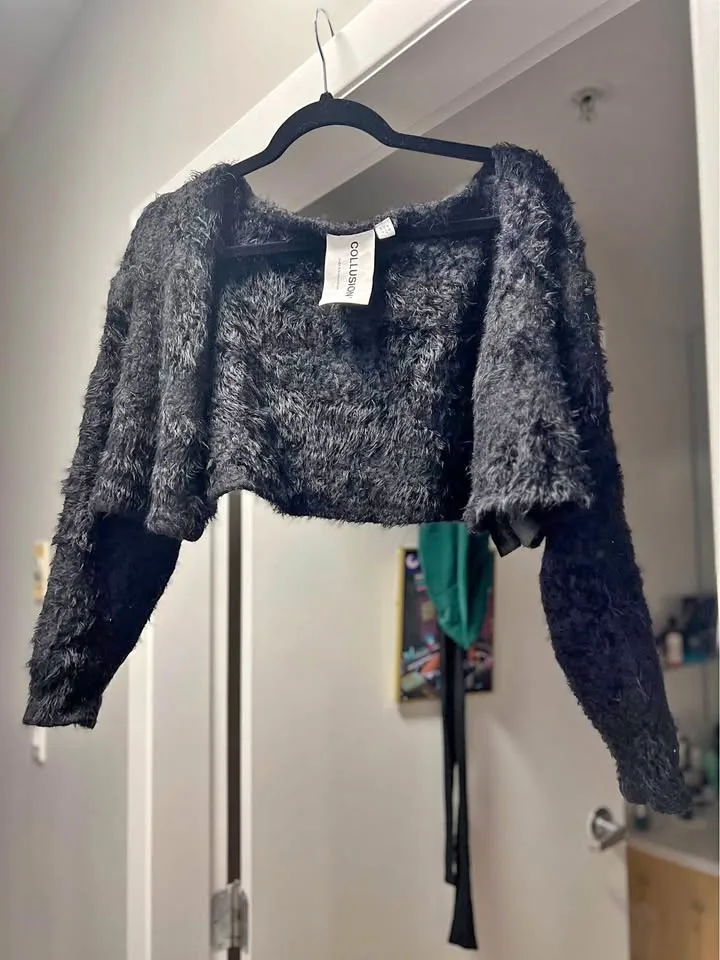 Collusion ASOS Bolero Cardigan Shrug Cropped Blazer thumbnail