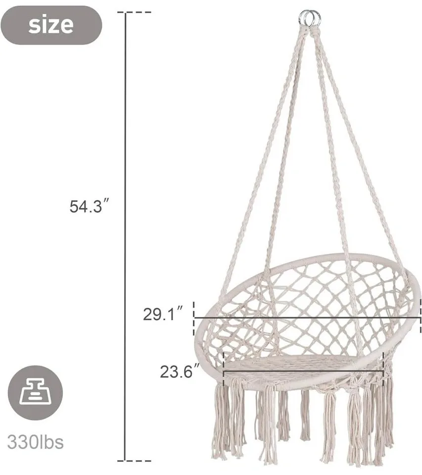 NEW Macrame Swing Chair - photo 2