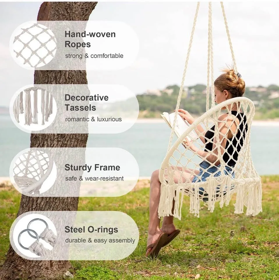 NEW Macrame Swing Chair - photo 3