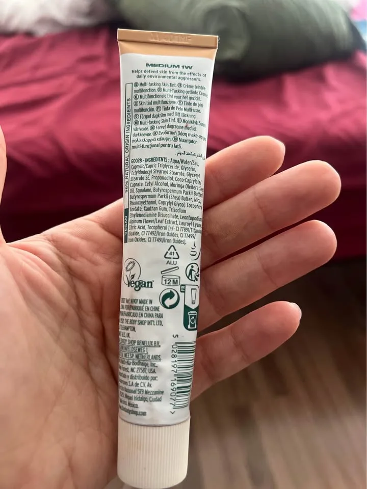 The body shop second skin tint in Medium 1W image indicator(2)