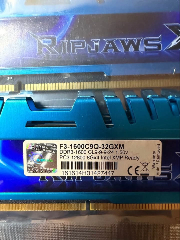 G.SKILL Ripjaws X Series 32GB (4 x 8GB) DDR3-1600 RAM - photo 2