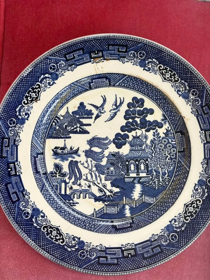 Antique Blue & White Transferware Plates — 7 Available - photo 2