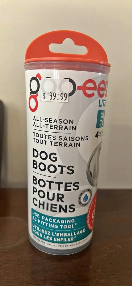 XL waterproof dog boots
