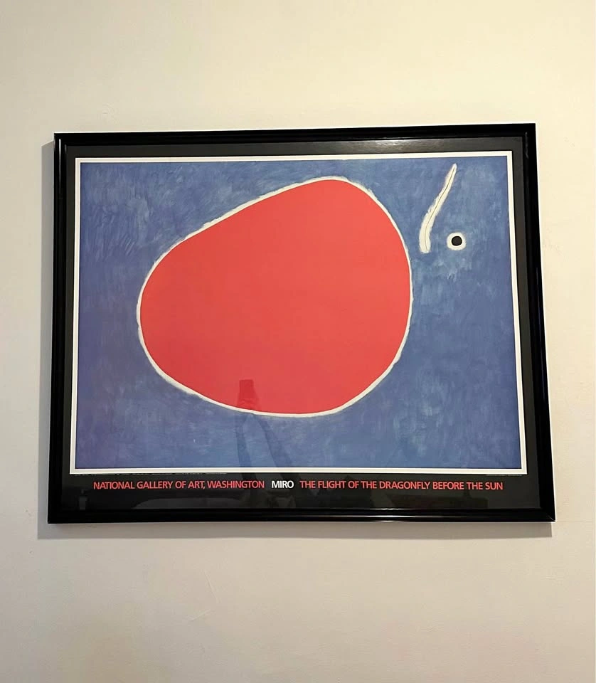 Large Miro framed