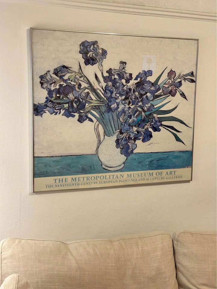 Metropolitan Museum Van Gogh Irises Print - photo 2