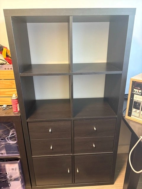 2 IKEA KALLAX Shelving Units with Drawers & Cabinets - photo 2