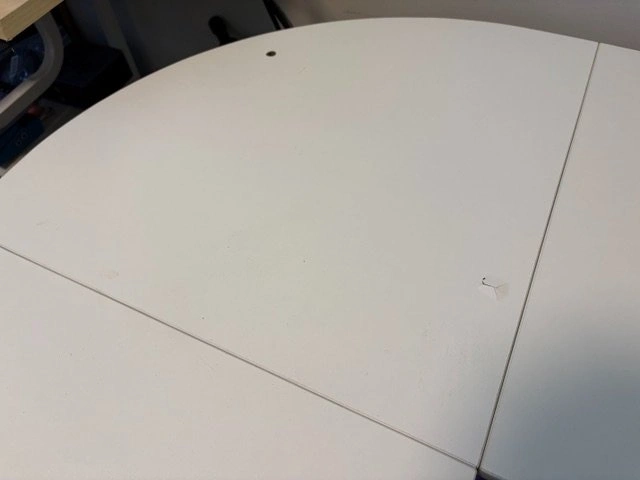 Modern White & Gold L-Shaped Computer Desk - photo 4