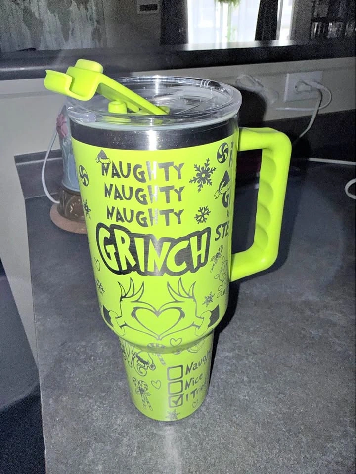 Grinch tumbler