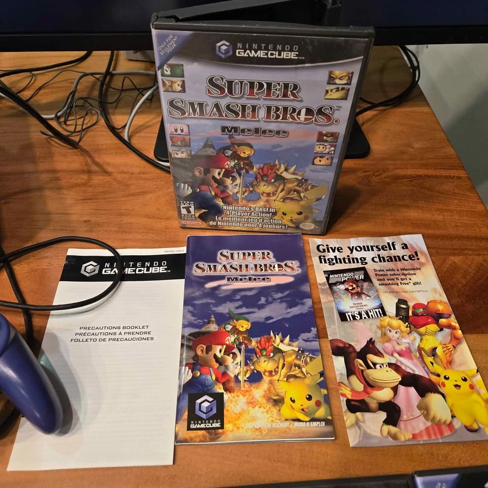 Super Smash Bros Melee Gamecube. CIB Tested working. - photo 2