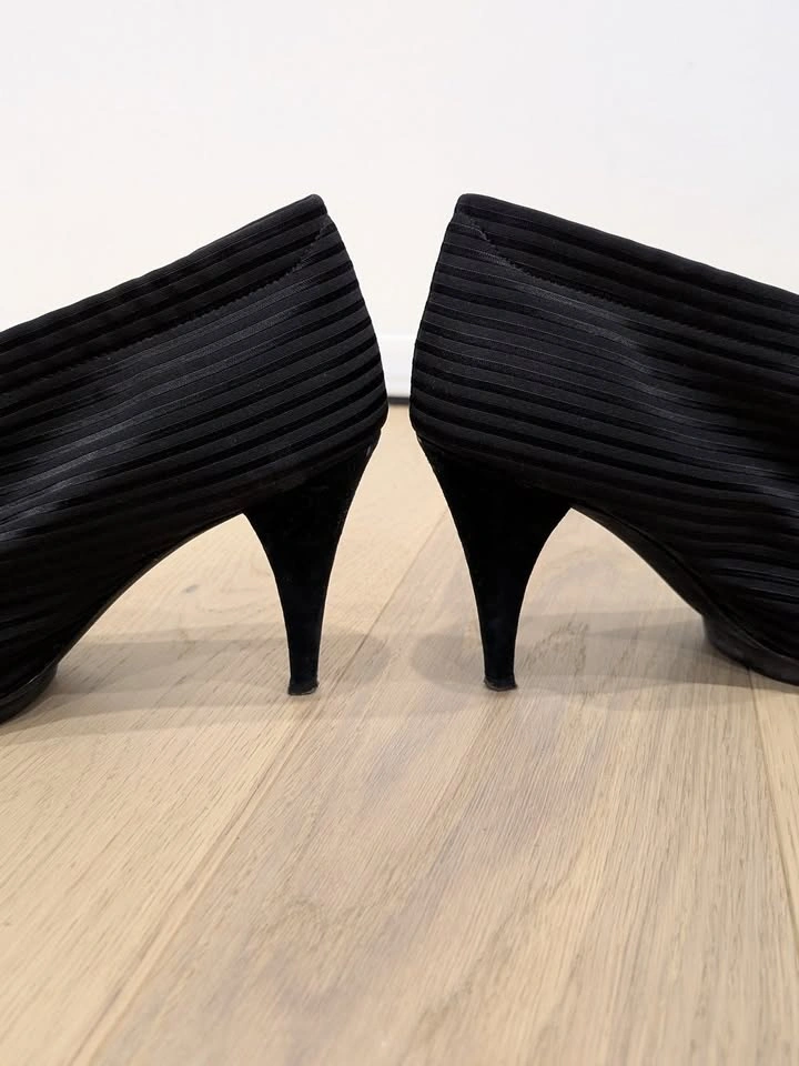 United Nude Black Ribbed Ankle Booties (Size 10) - photo 4